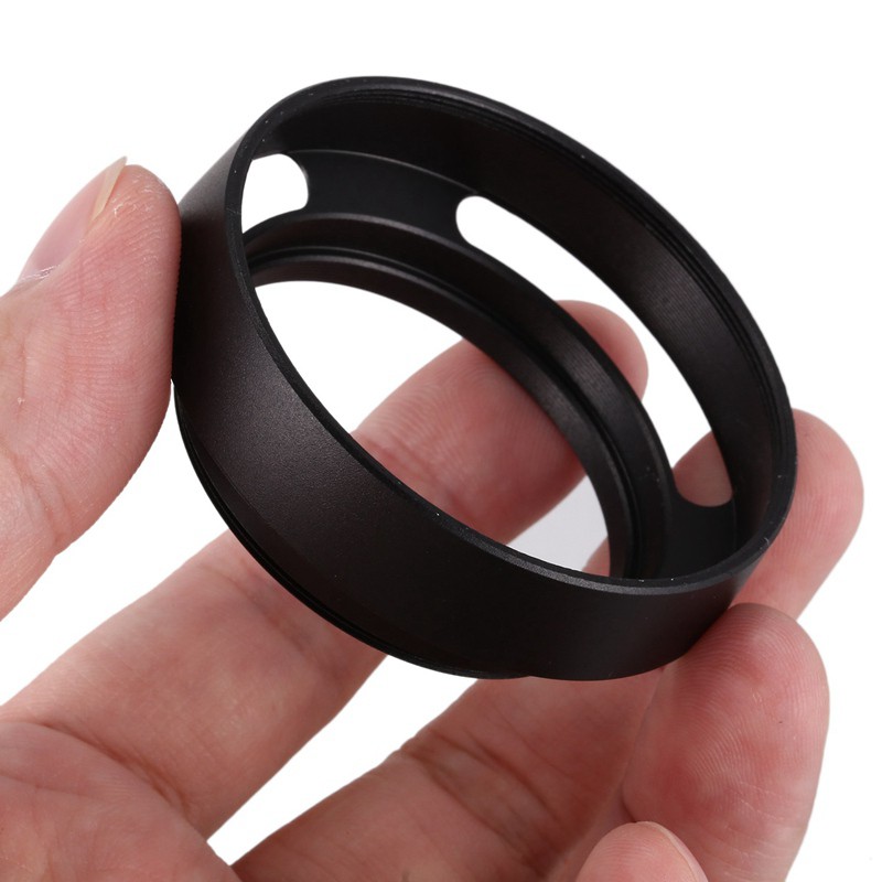 Black 46mm Lens Hood for 25mm F1.4 35mm F1.6 50mm F1.8 mirrorless ZJV