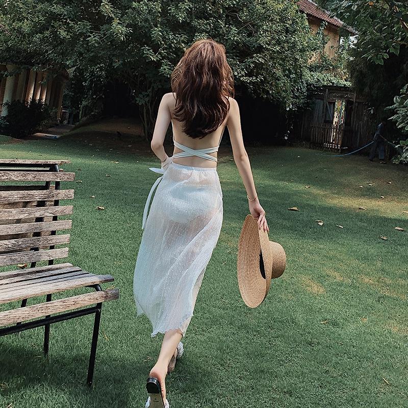 Bộ Đồ Bơi Che Phủ Bụng Phong Cách Hàn Quốc Gợi Cảm Thời Trang Mùa Xuân Cho Nữ