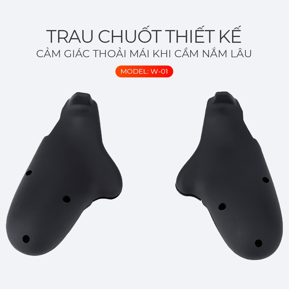 Tay cầm chơi game W-01 nhựa dẻo chính hãng phù hợp cho các dòng Samsung OPPO Vivo HUAWEI XIAOMi tay cầm điện thoại