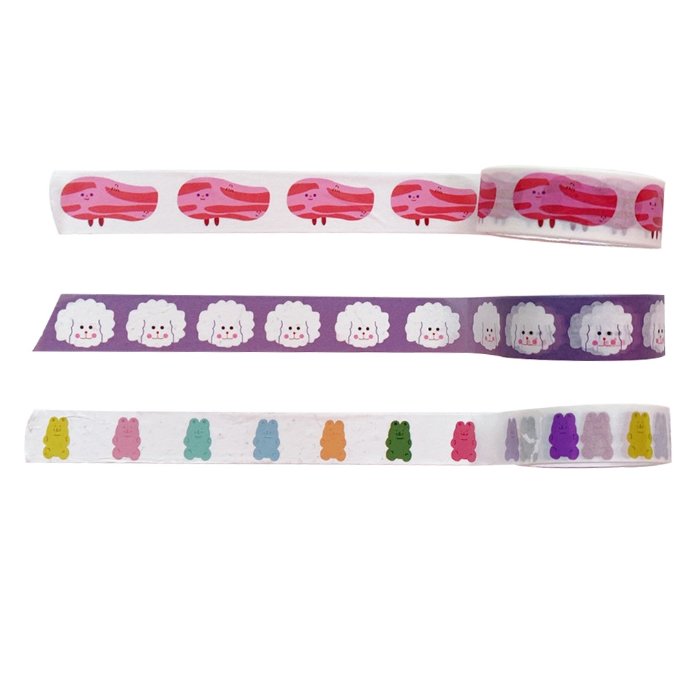 Cuộn Giấy Dán Trang Trí Phong Cách Hàn Quốc Kích Thước 1.5cm X 5m