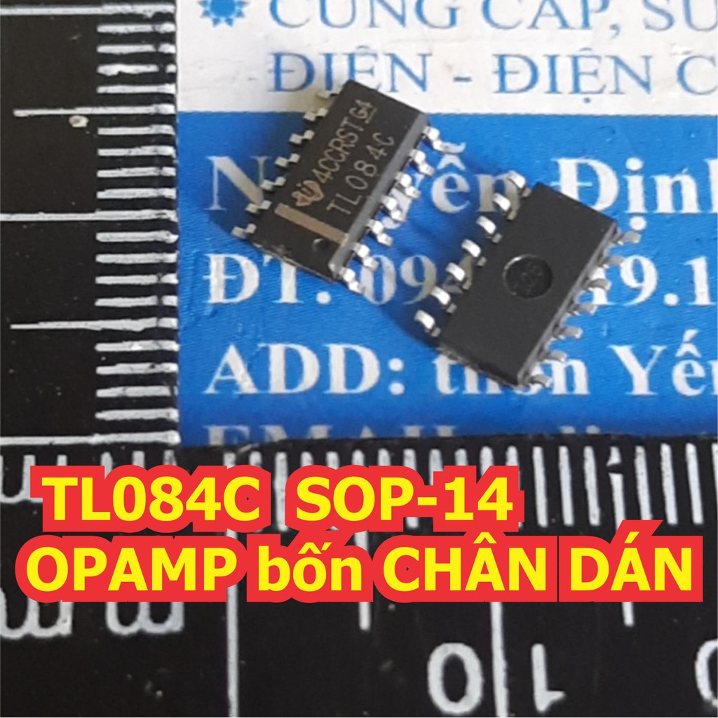 10 con TL084C TL084 TL084CDR SOP14 OPAMP bốn CHÂN DÁN (giá 10 con) KDE1270