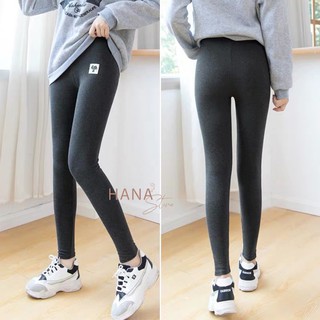Quần nỉ lót lông mèo cạp chun bo gấu cao cấp -Quần legging lót lông vải nỉ dày dặn dáng ôm dài ống đứng thể thao tậpg ym