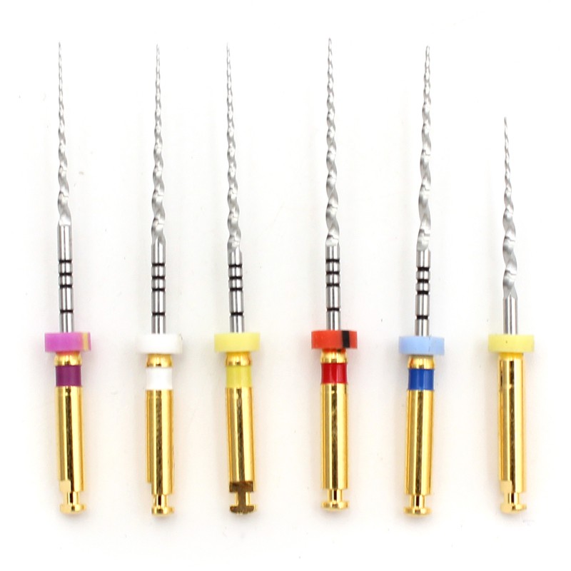 Dũa xoay mài chữa tủy răng chỉnh hình kích hoạt nhiệt niti màu vàng