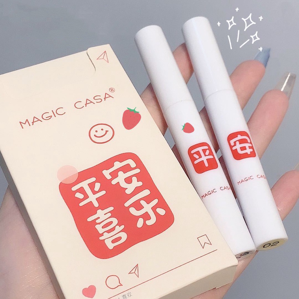 Set 4 Son Kem Lì Mịn Mượt Như Nhung May Mắn Cho Học Sinh