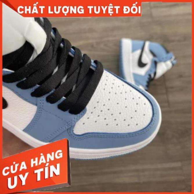 Giày Sneaker Air Jordan Cao Cổ, Giày JD1 xanh da trời baby cao cổ mới màu xanh university | BigBuy360 - bigbuy360.vn
