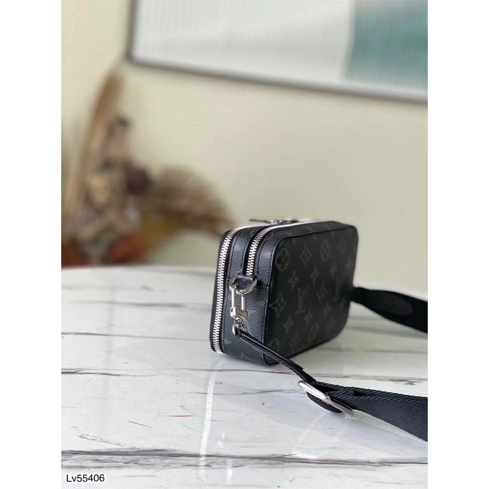 Túi đeo chéo Lv nam size 16 full box cao cấp