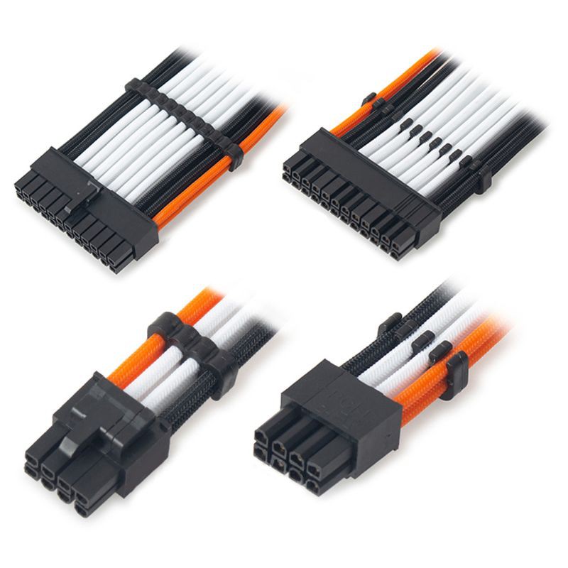 Bộ kẹp tổ chức dây 24 chân x 4 8 chân x 12 6 chân x 8 PP cho tủ trang điểm 3.4mm