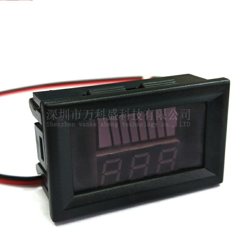 Achun.vn - ĐỒNG HỒ ĐO NHIÊN LIỆU XE ĐIỆN ẮC QUY LITHIUM 12V 24V 36V 48V 60V MÀN HÌNH KỸ THUẬT SỐ