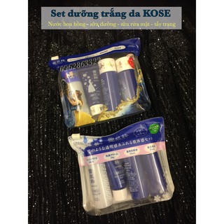 Set Mini Dưỡng Trắng Da Kose (hàng Nhật chính hãng)