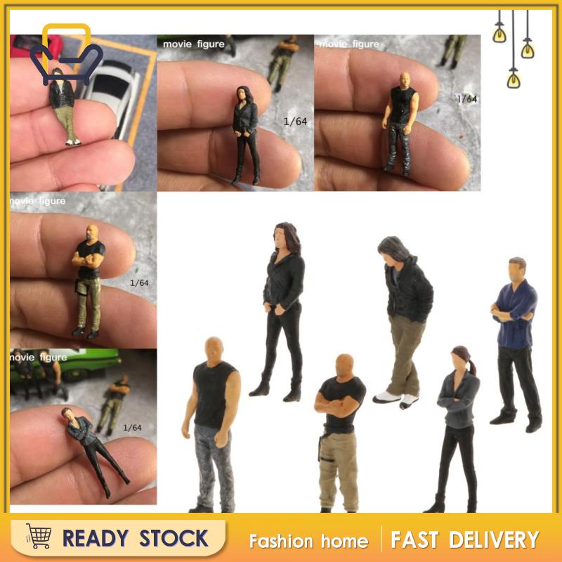SIKU Mô Hình Nhân Vật Người Nhỏ Bằng Nhựa Resin Màu Đen Tỉ Lệ 1 / 64