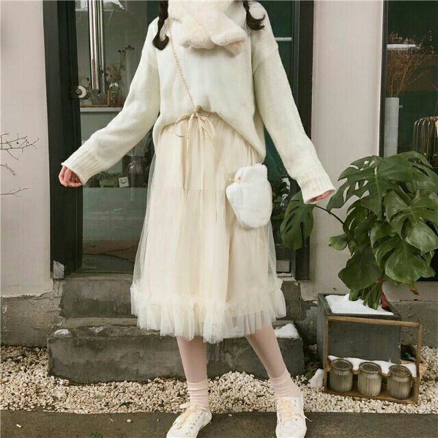 Chân váy lưới đuôi cá dài 2 lớp dầy đẹp xuất sắc.