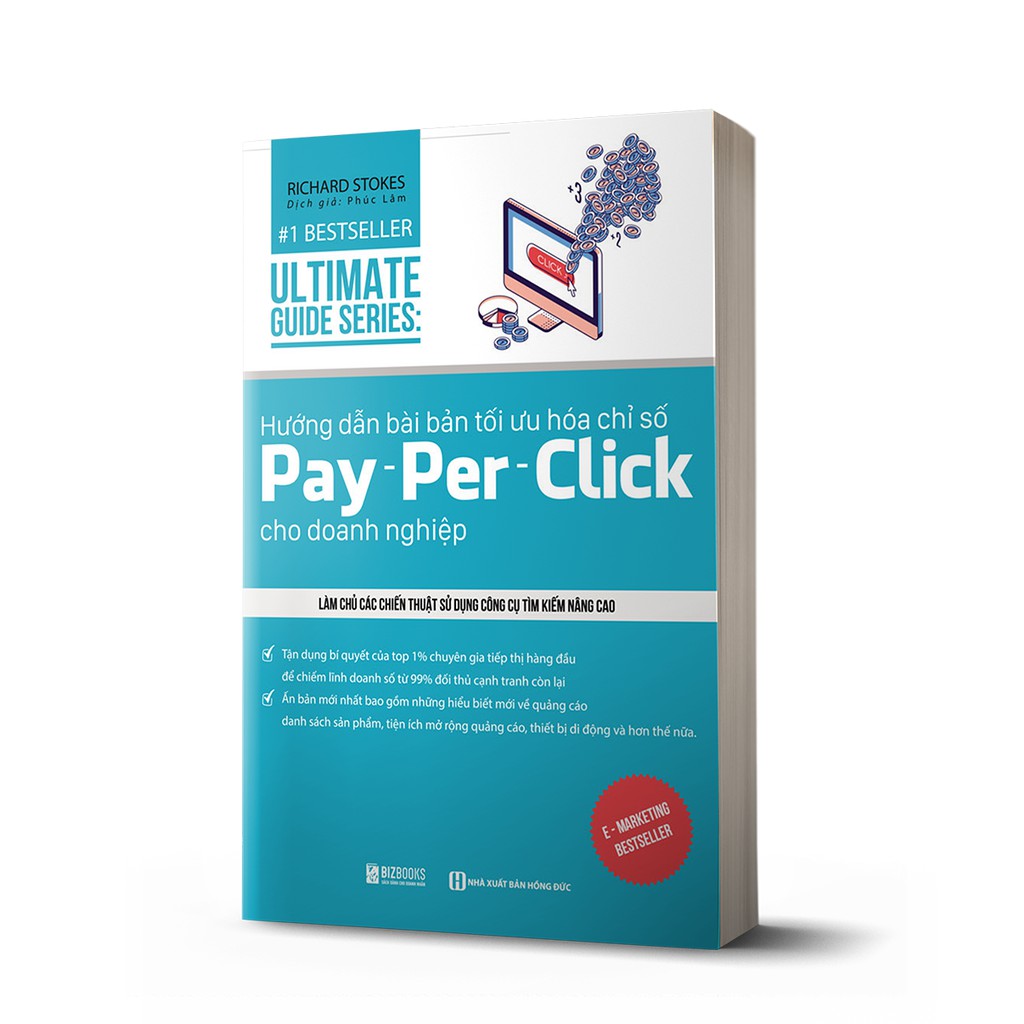 Sách - BIZBOOKS - Hướng Dẫn Bài Bản Chỉ Số Pay Per Click - 1 BEST SELLER