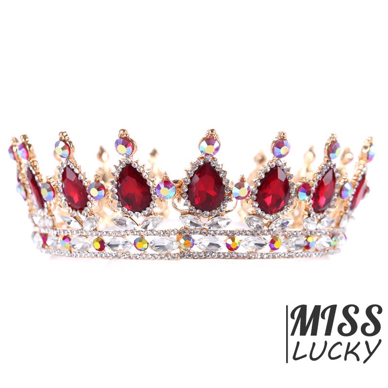 Phụ kiện cài tóc vương miện thời trang sang trọng cho nữ