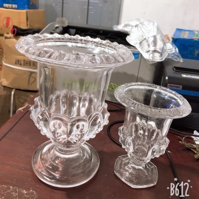 LY CẮM PHẬT THỦ BẰNG THUỶ TINH CAO CẤP