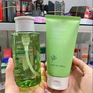 NƯỚC TẨY TRANG INNISFREE TRÀ XANH MẪU MỚI NHẤT - NHẸ DỊU - CHỐNG OXY HOÁ - NGỪA MỤN: