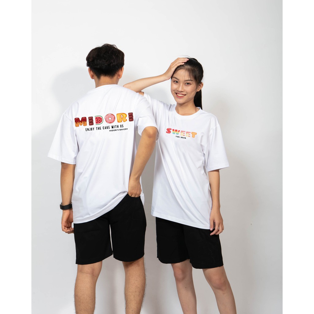 Áo phông Nam Nữ form rộng tay lỡ Thun Unisex Sweet Local Brand Mi Midori | BigBuy360 - bigbuy360.vn
