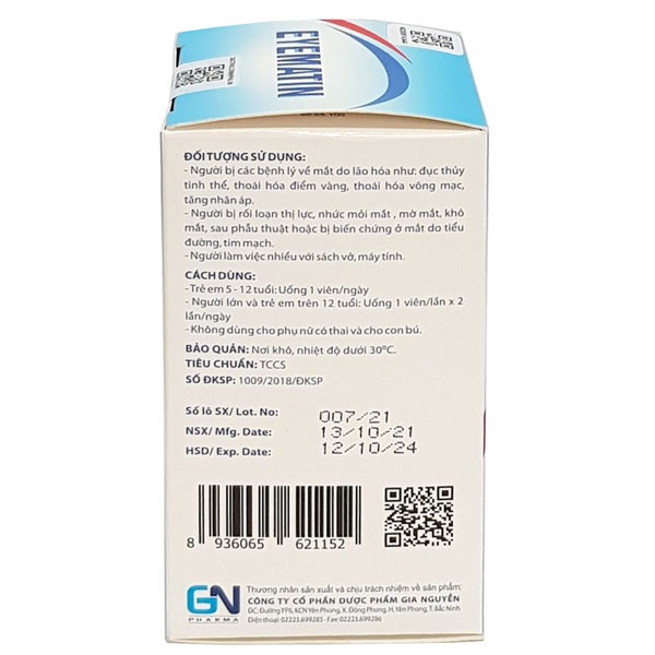 Eyematin - Hỗ trợ làm giảm triệu chứng các bệnh ở mắt như: đục thủy tinh thể, thoái hóa võng mạc, thoái hóa điểm vàng