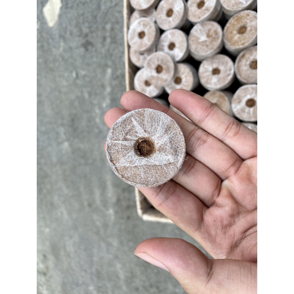 Viên Nén Xơ Dừa 5 viên Ươm Cây Giống TOTT's fertilizer