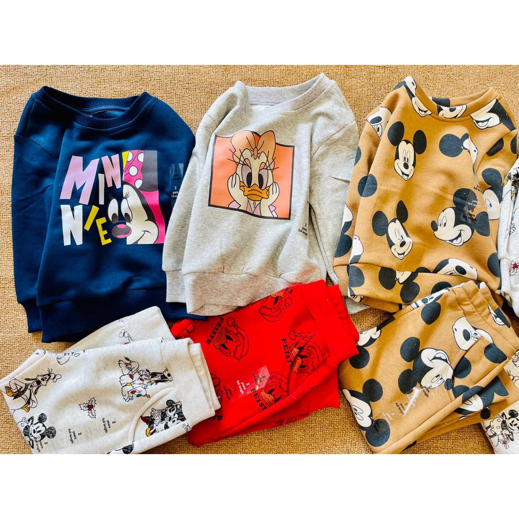 Bộ nỉ bông Gap dư xịn  bé trai, bé gái siêu ấm