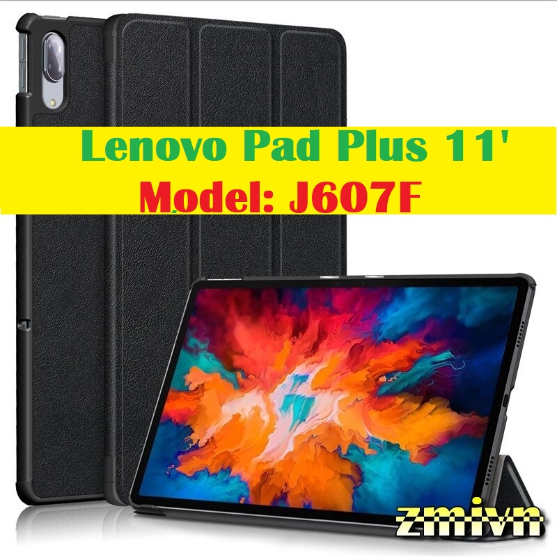 Ốp lưng / Bao da từ tính Lenovo Pad Plus 11”J607F 2021 J606F 11inch đóng mở màn hình tự động