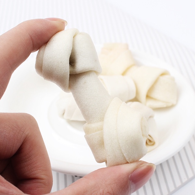 Xương gặm da bò cho chó loại nhiều thanh