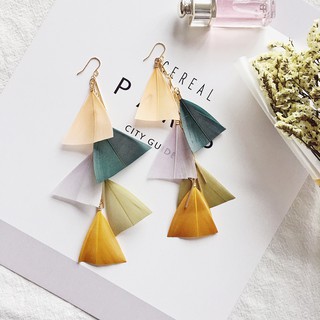 Bộ sưu tập bông tai lông vũ phong cách boho