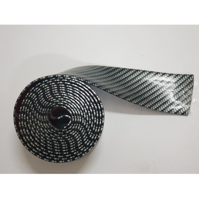 Miếng dán 3d Carbon chống va chạm xe 3cm x2met