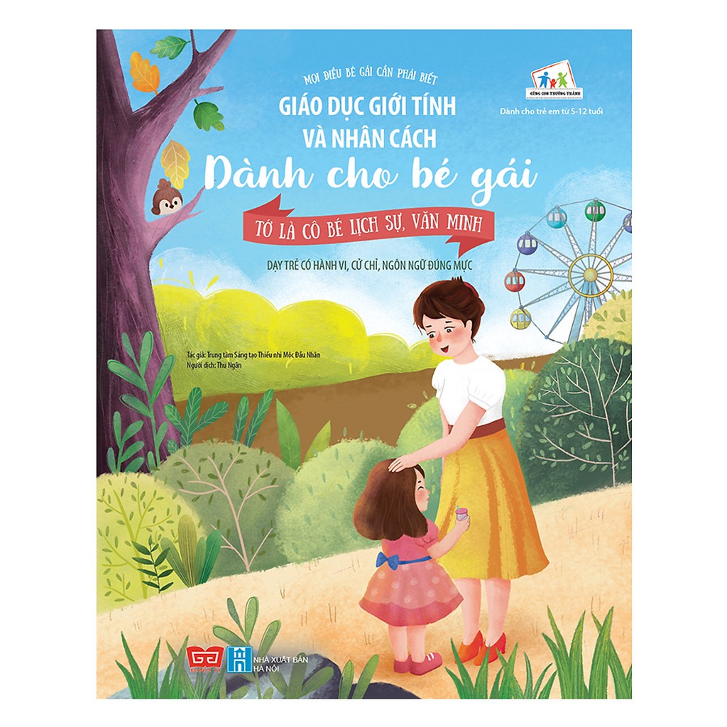 Sách - Giáo dục giới tính và nhân cách dành cho bé gái. Cho bé từ 5-12 tuổi