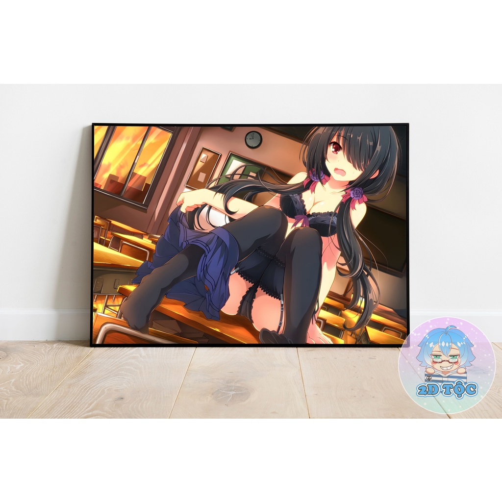 TRANH POSTER A3 TOKISAKI KURUMI (13) ANIME MANGA DATE A LIVE CHẤT LIỆU GIẤY CAO CẤP - 2D TỘC SHOP