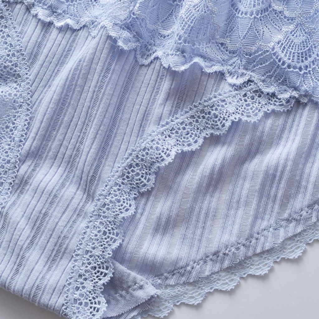 Quần lót nữ ren gân tăm NAPAI cao cấp - Quần chip nữ freesize Havana FLQ120