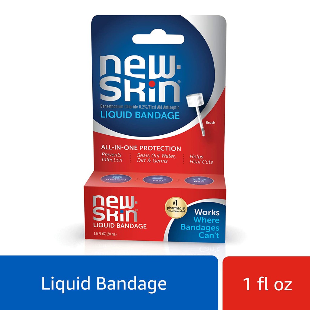 Dung dịch băng keo cá nhân - Liquid Bandage - bảo vệ vết thương New Skin 30ml
