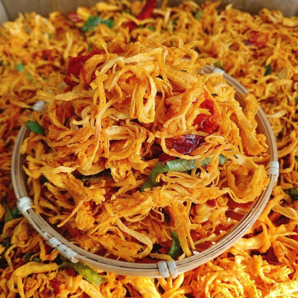 KHÔ GÀ LÁ CHANH -  Đồ ăn vặt cho giới trẻ