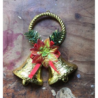 Cặp chuông to treo trang trí NOEL size to 15 cm