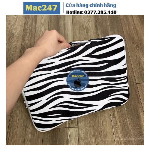 (Chính Hãng)Túi chống sốc Laptop KINMAC mẫu Ngựa vằn 12inch, 13.3inch, 14inch, 15.6inch bảo vệ máy cực tốt