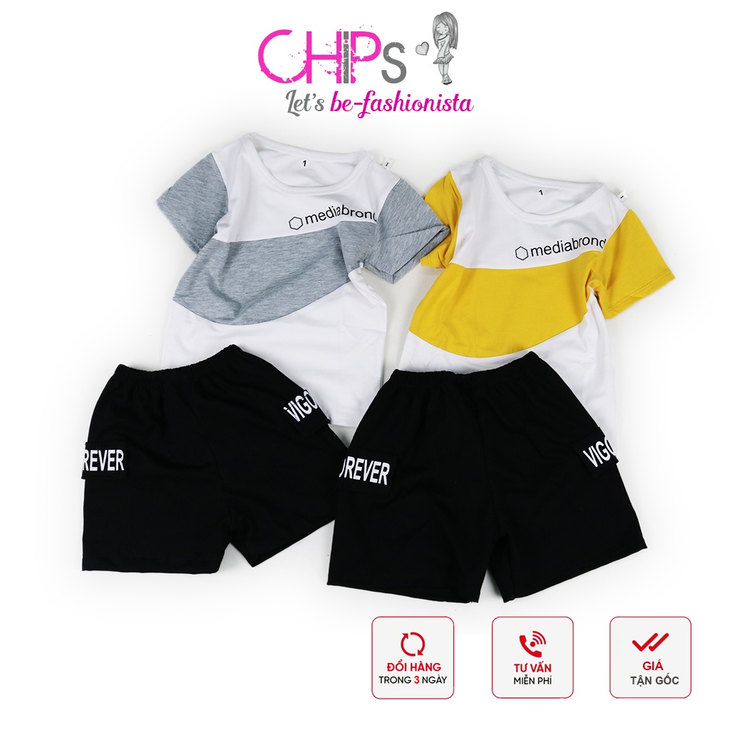 Bộ Quần Áo Cho Bé Trai Phối Lé Cực Yêu