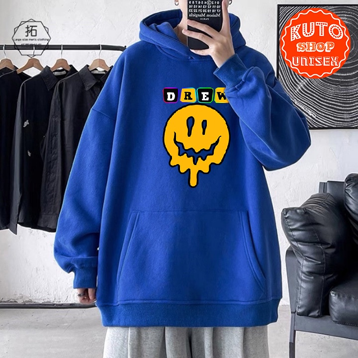 ÁO HOODIE DREW GHOST In Pet Siêu Bền Đẹp