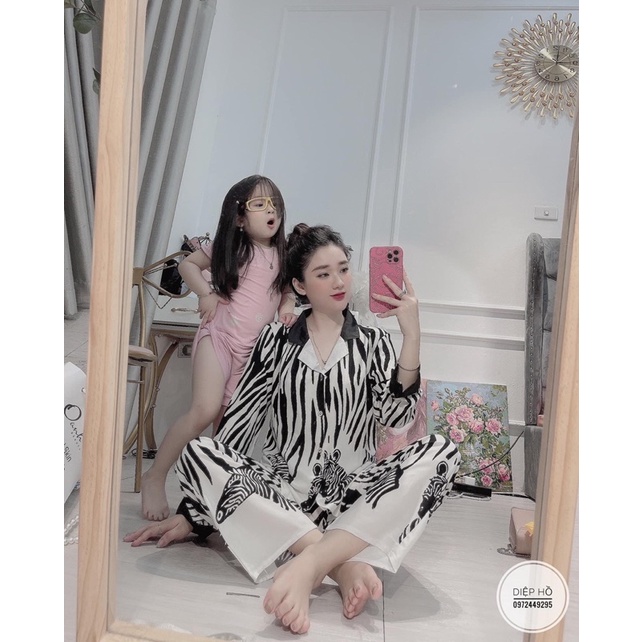 Bộ pijama lụa mango satin