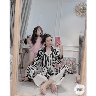 Bộ pijama lụa mango satin