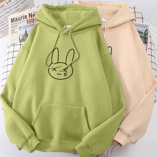 Áo hoodie thỏ khóc chất nỉ bông dày siêu ấm