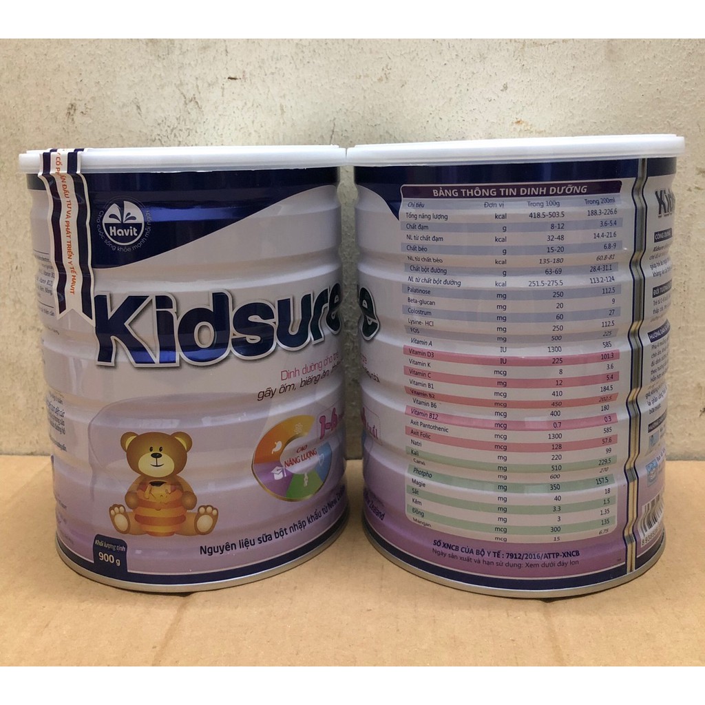 Sữa Kidsure 900g - Dành cho bé từ 1-6 tuổi