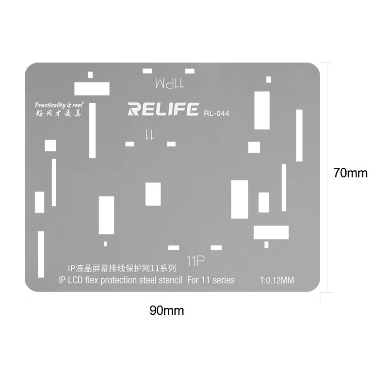 Bộ vỉ mài và làm chân IC LCD bảo vệ màn hình iPhone 11 - 13 Promax