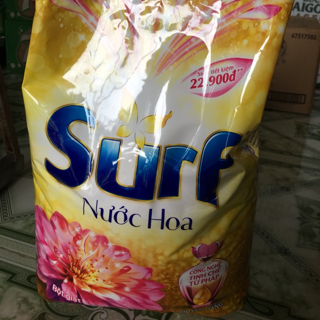 Bột giặt Surf 5,5kg khuyến mãi cực sốc. Giảm ngay 50k