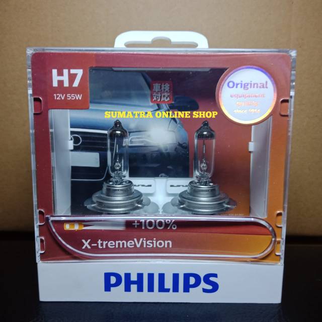 Bóng Đèn Philips Xtreme Vision H7 12v 55w 3350k H7 Chuyên Dụng Cho Xe Hơi
