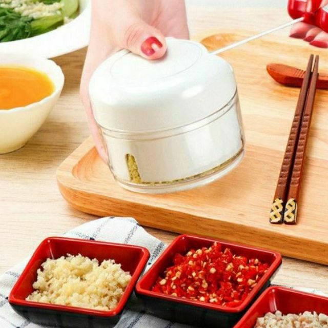 Máy Xay Tỏi Mini 💖𝑭𝑹𝑬𝑬𝑺𝑯𝑰𝑷💖 Máy Xay Tỏi Ớt Cầm Tay