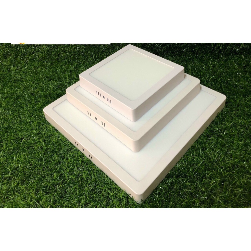 Đèn ốp trần led 6w 12w 18w 24w hình vuông ánh sáng trắng và vàng đèn led ốp trần đẹp bảo hành 12 tháng