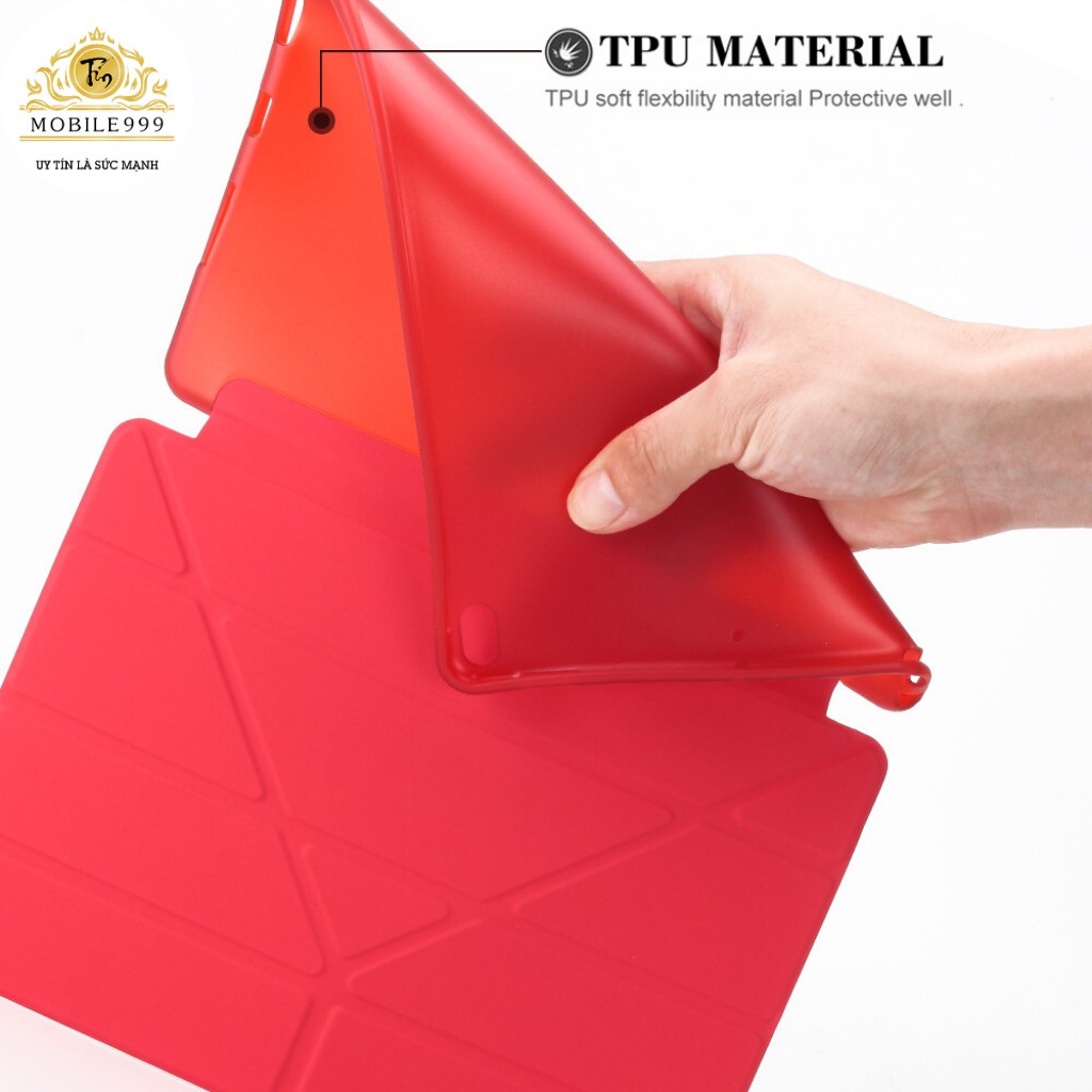 Bao da ipad Silicon cực chất gập tam giác ốp ipad gen 8/7/Pro 9.7/10.5/Air3/Air 1/Air 2/Gen 5/6...MOBILE999 | BigBuy360 - bigbuy360.vn