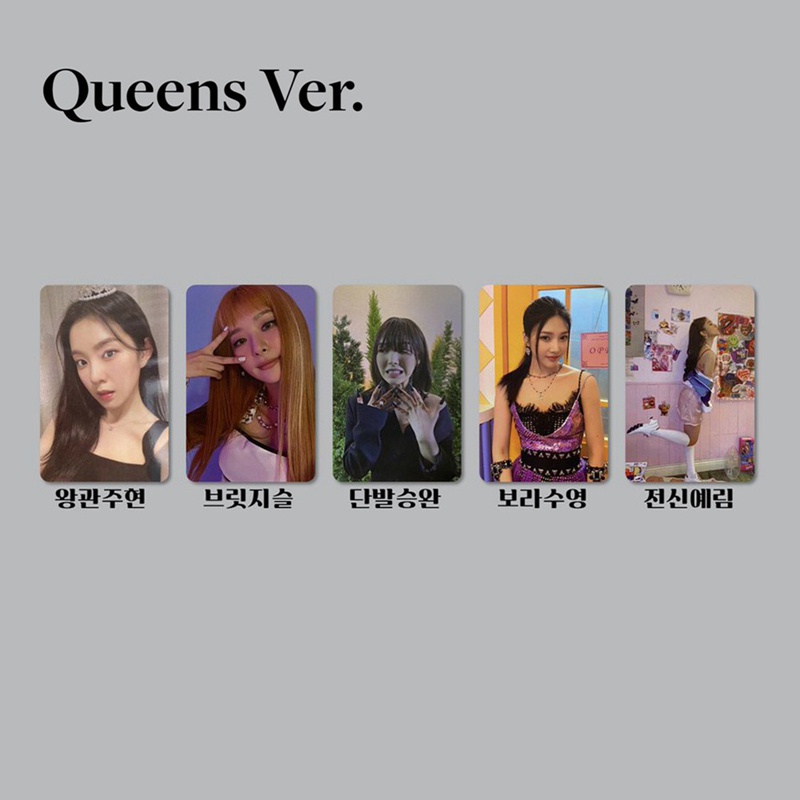 Bộ 5 Thẻ Hình Nhóm Nhạc Red Velvet