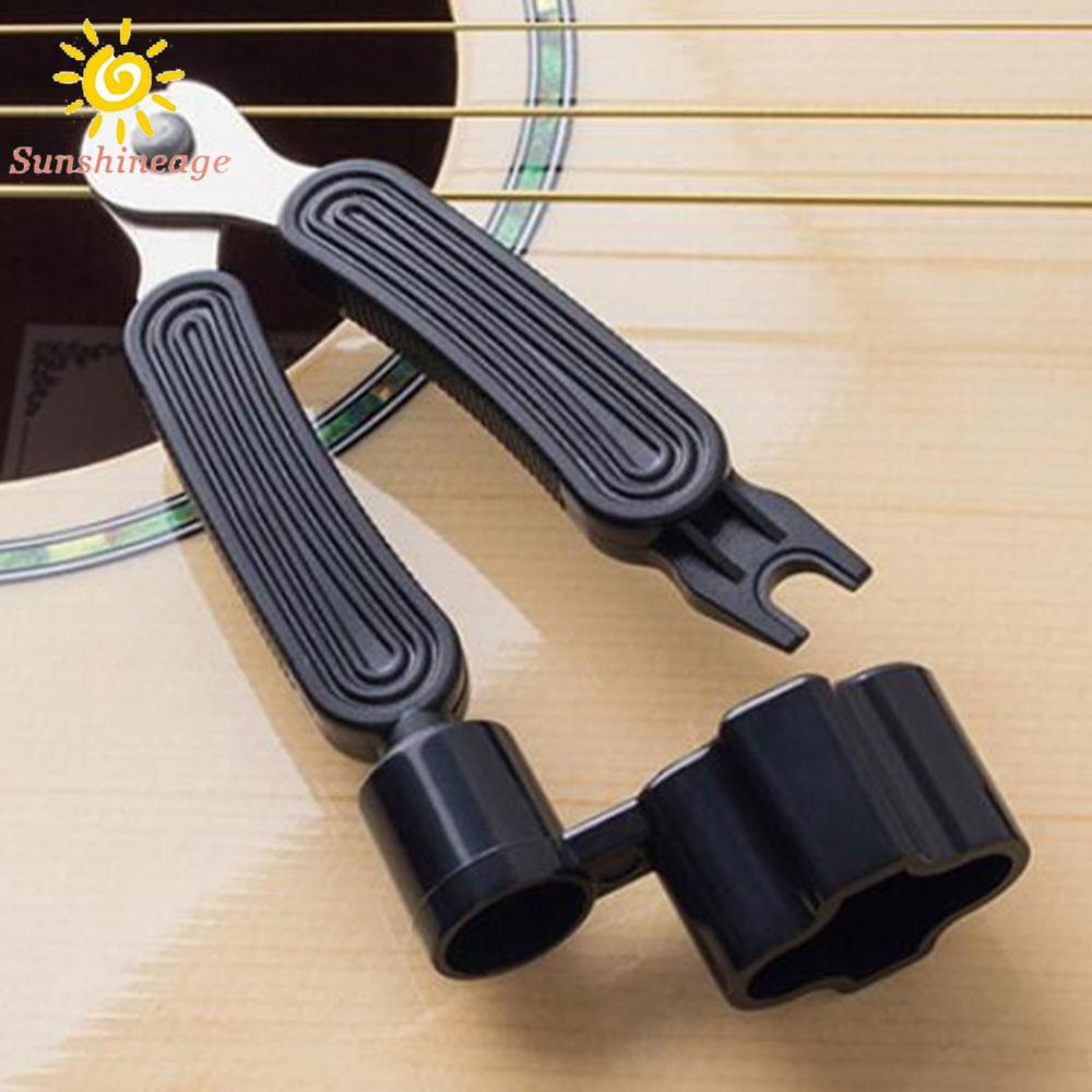 SUNAGE- ~Guitar 30g Metal+ABS Orange Pin Puller Repair White Wrench Tool Bridge【SUNAGE-HOT Fashion】