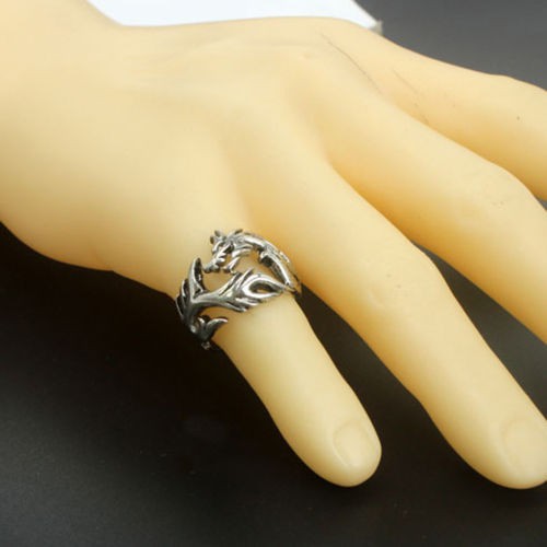 Nhẫn trang sức hợp kim thiết kế punk thờI trang nam hình rồng us size 8 9 10 làm quà tặng cho cặp đôi