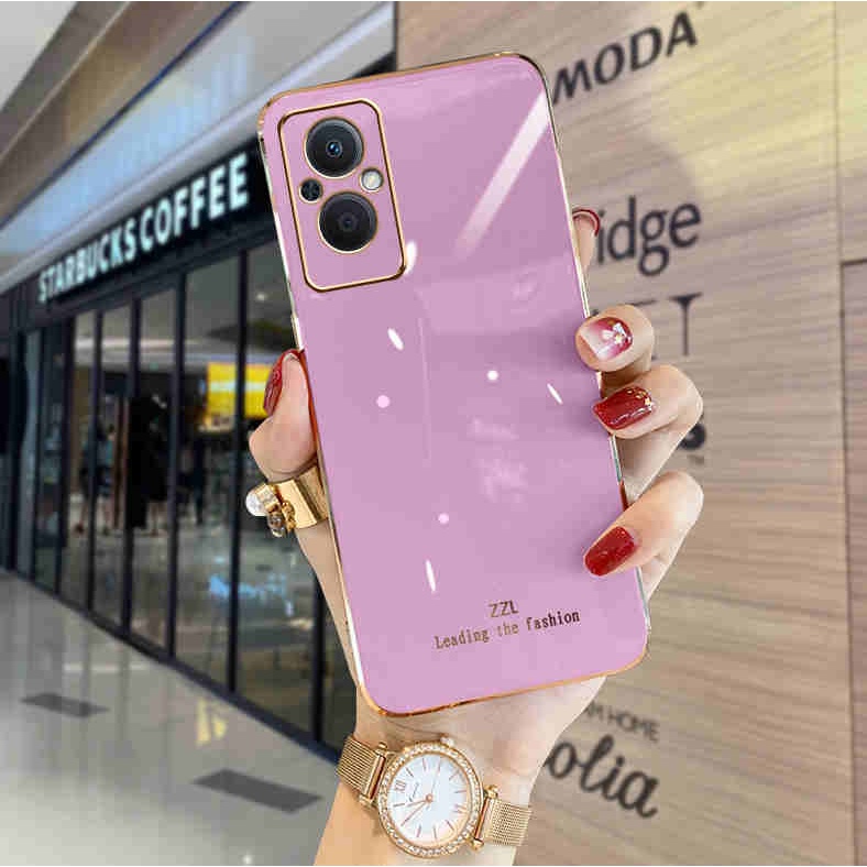 Ốp lưng oppo Reno 8Z 5G ốp lưng oppo Reno 7Z 5G Ốp Điện Thoại Viền Thẳng Thời Trang Cho OPPO Reno 7Z 5g Reno7 Reno 2f Reno 6 Reno6Z Reno5 Reno 4 zb